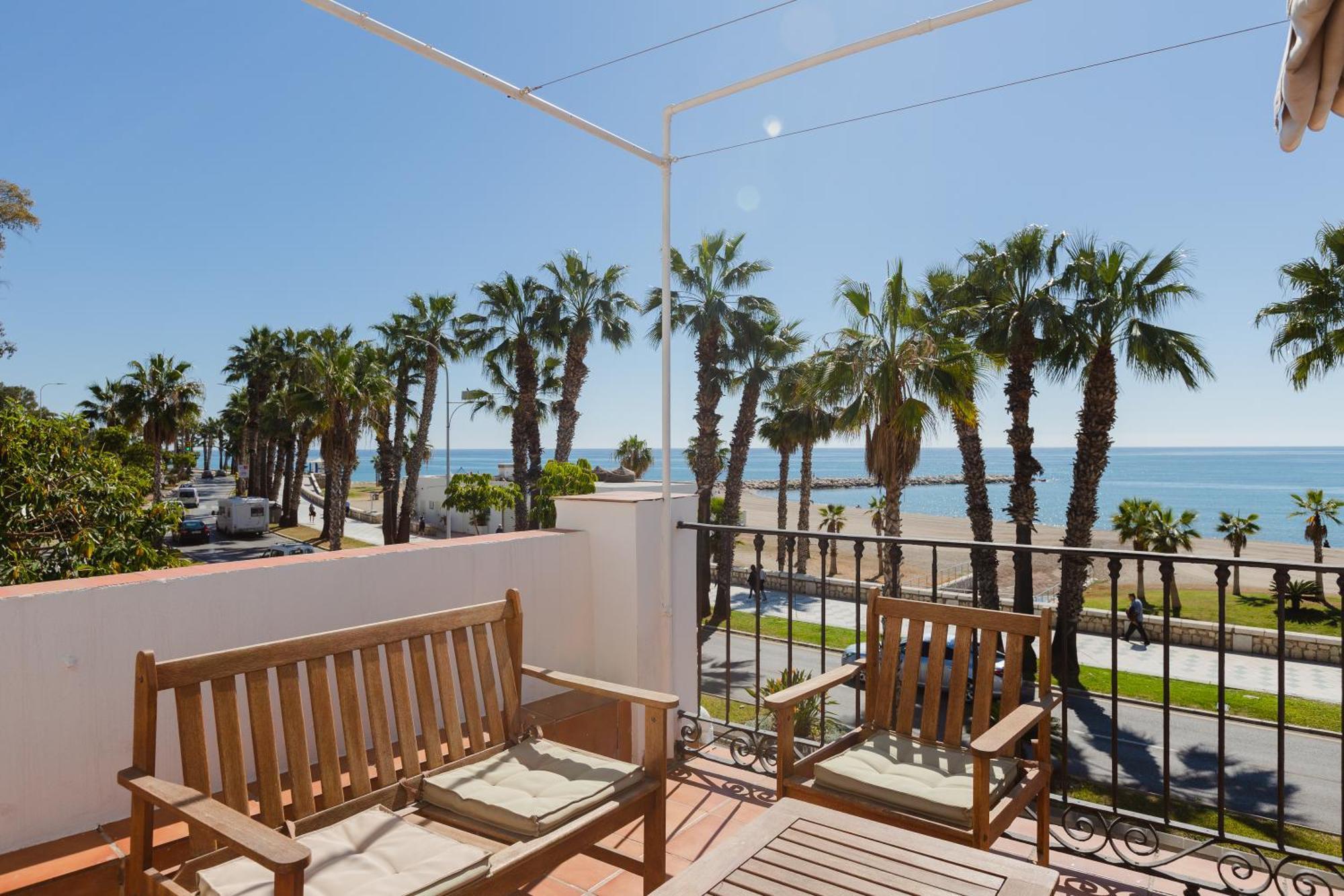 Apartamento Con Encanto En Primera Linea De Playa 말라가 외부 사진